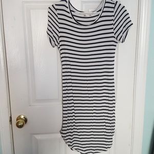 Stretchy striped dress